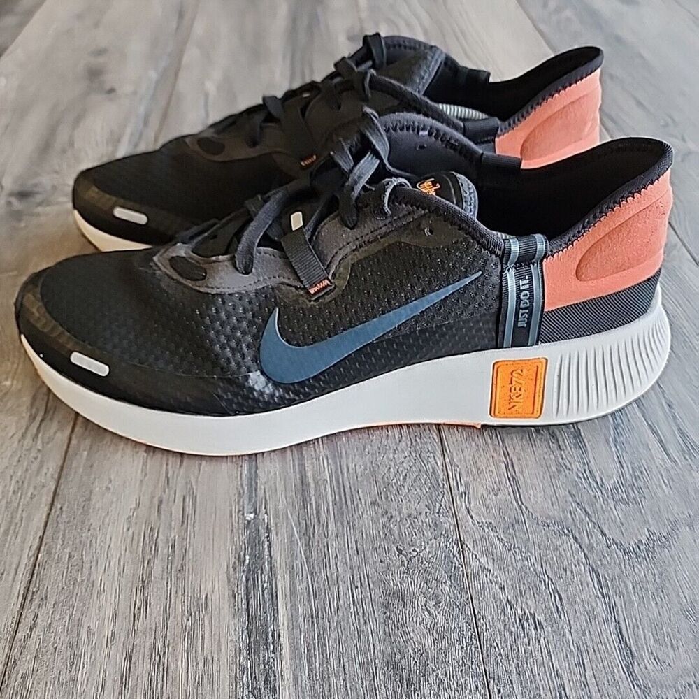 Nike Reposto Men's Size 14 Black Deep Ocean Mantra/Orange Sneakers (CZ5631-011) - Picture 4 of 8